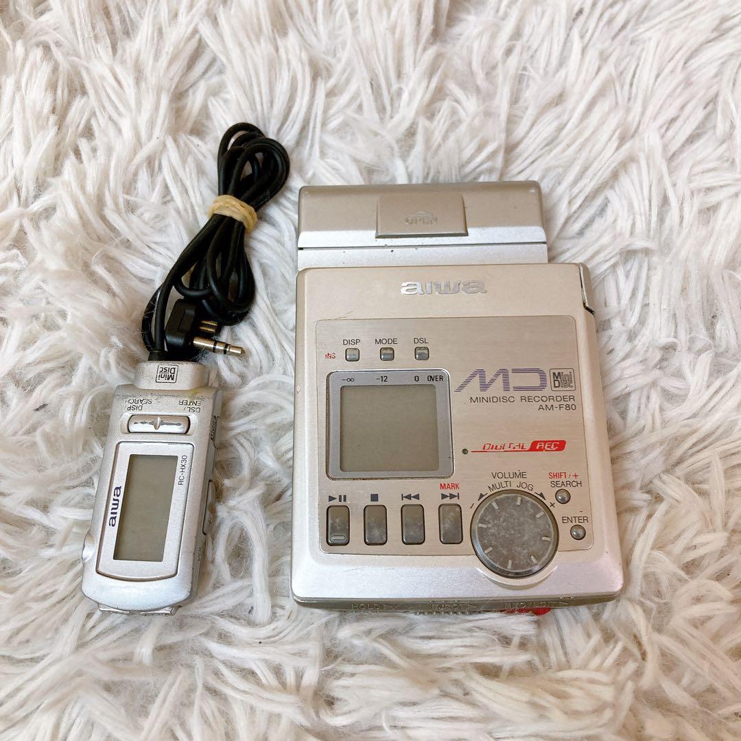 aiwa am-f80 ポータブルMDレコーダー