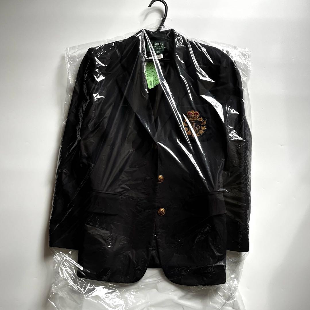 USA製 ローレンラルフローレン 紺ブレ 金ボタン モール刺繍 6P