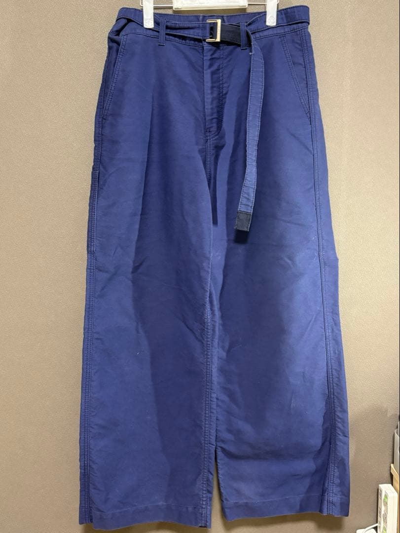 「値下」SACAI men's 2024ss フレンチワークパンツ　size3