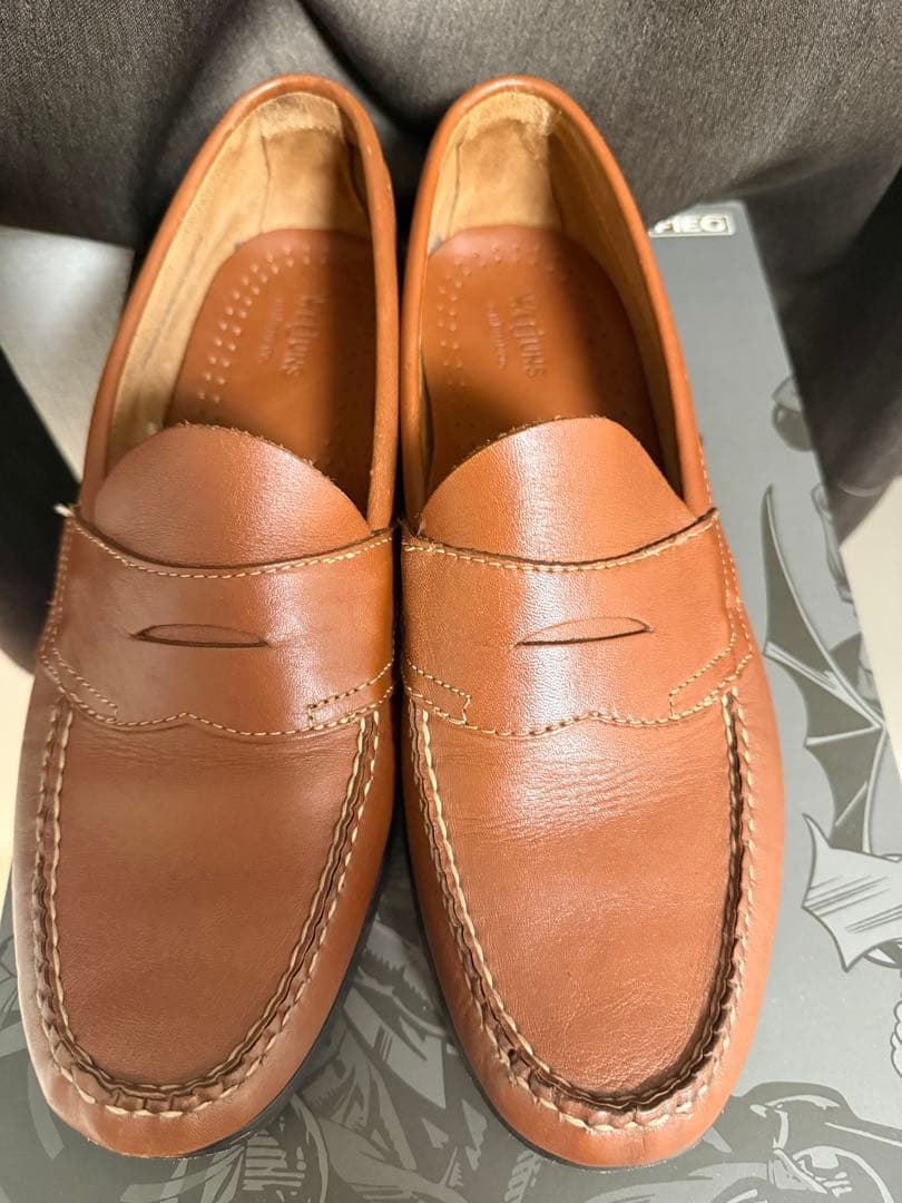 ghbass ローファー 28.5 ブラウン