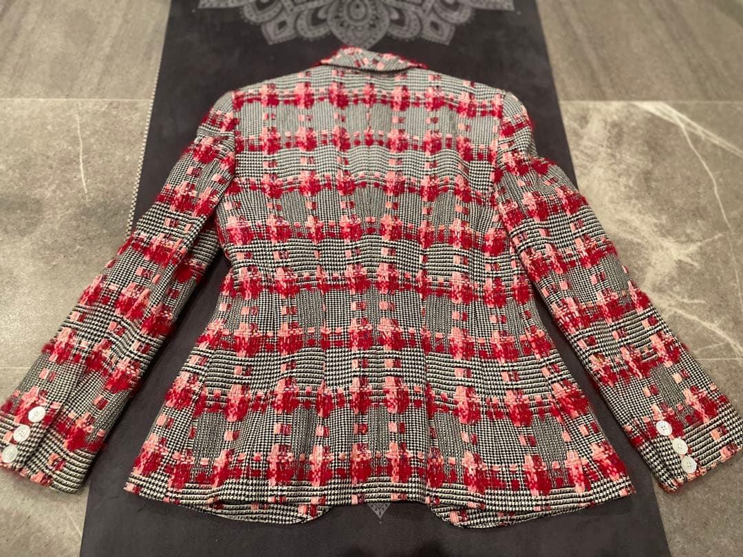 春服　RENA LANGE 華やぐ立体ツイードジャケット 卒業式　入学式