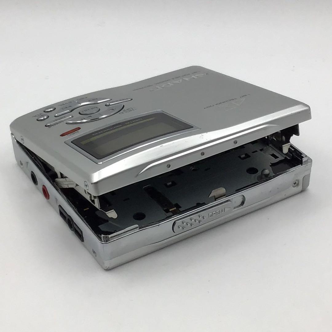 動作品 SHARP MD-DR7 シルバー シャープ MDプレーヤー レコーダー
