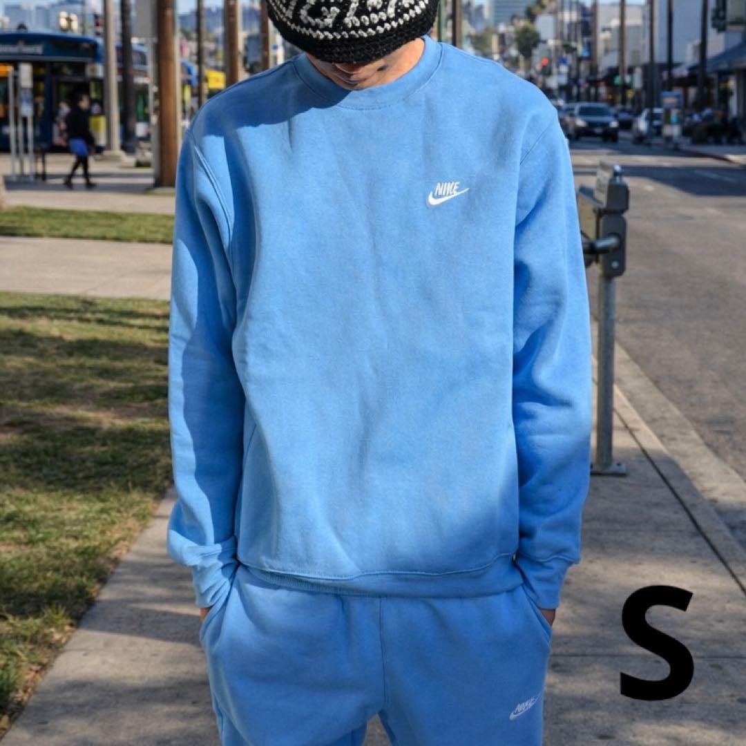 S Nike Sportswear Club フリース スウェット　水色