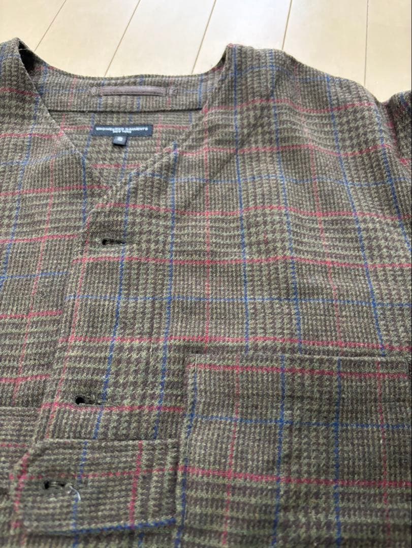 Engineered Garments カーディガンジャケット ウールチェック