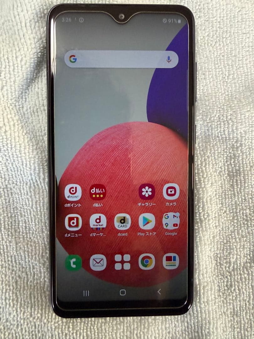 docomo Galaxy A22 5G ブラック本体 SC-56B