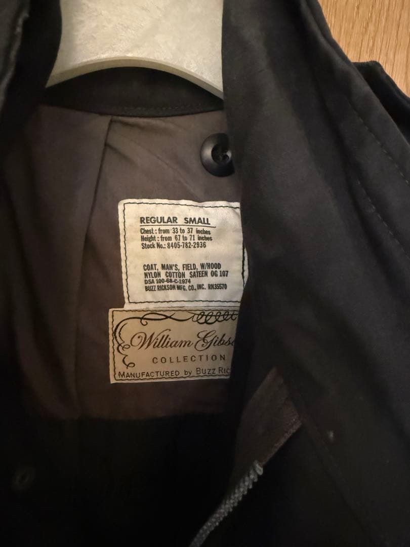 バズリクソンズ　William Gibson M-65 サイズS