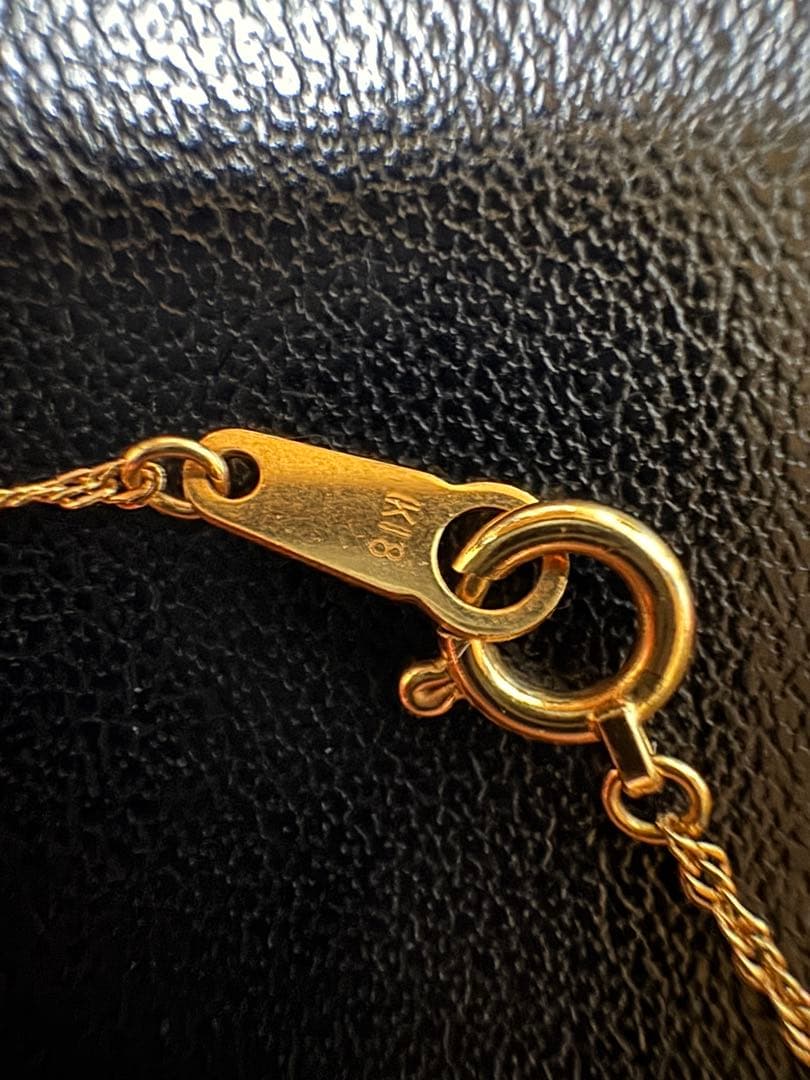 K18 スクリューネックレスチェーン