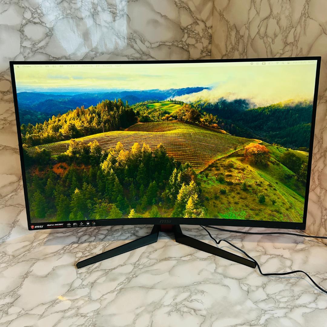 MSI Optix AG32C 湾曲 31.5インチ ゲーミングモニター