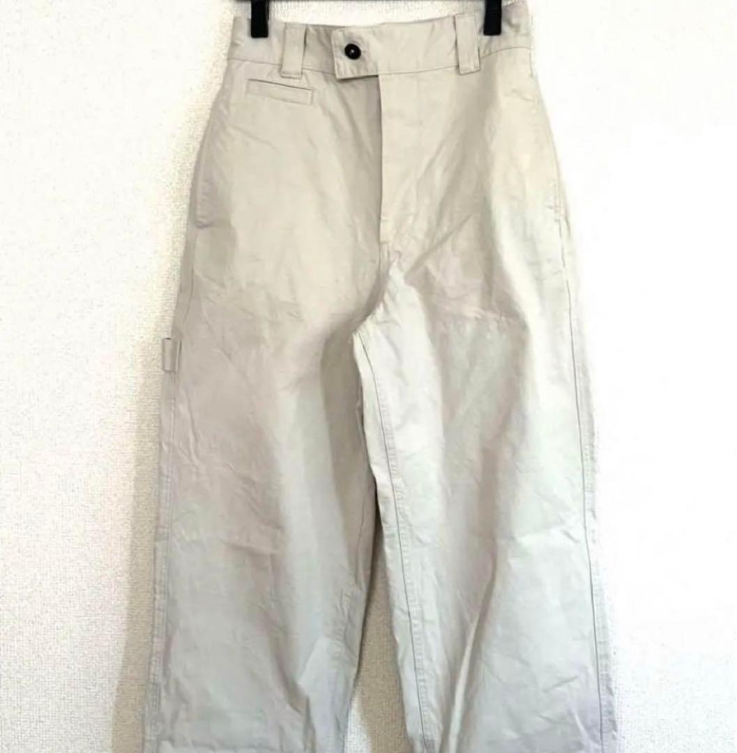 美品 マーガレットハウエル 2024SS MHLパンツ