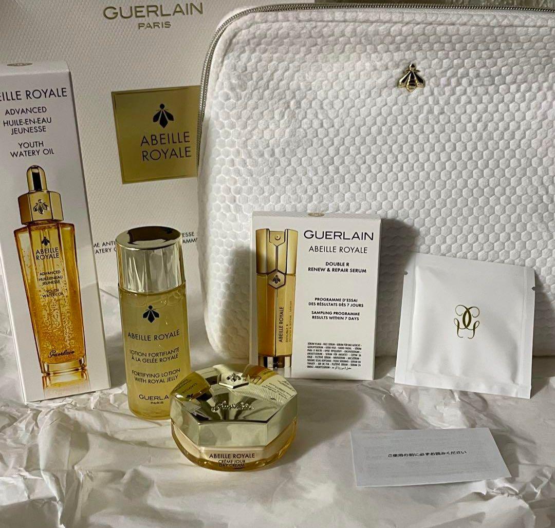 新品 未使用 ゲラン アベイユロイヤルオイル50mlコフレ ポーチ付き