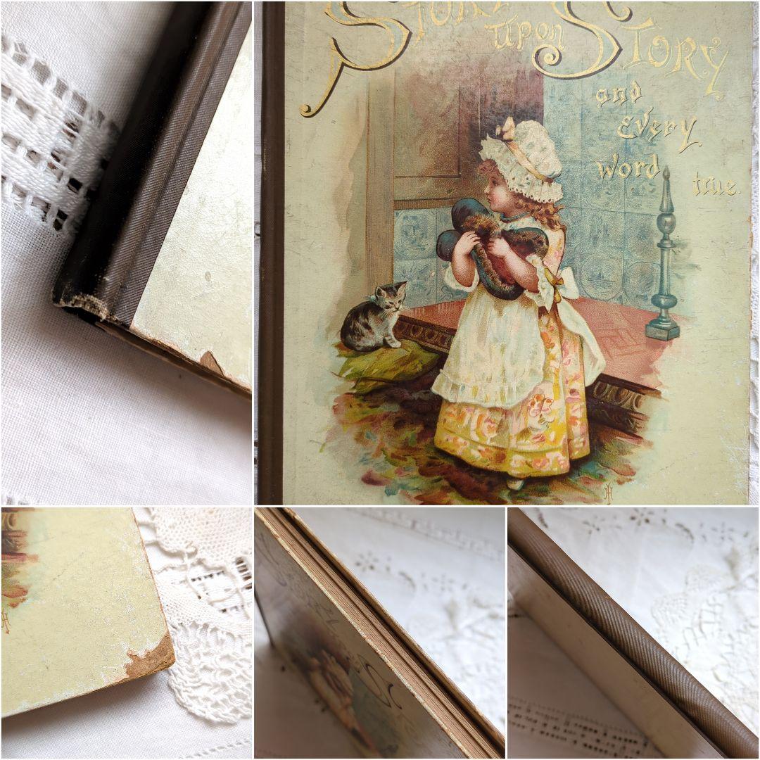 あき 超稀少1893アンティーク絵本 ヴィクトリアン 児童書 洋書古書