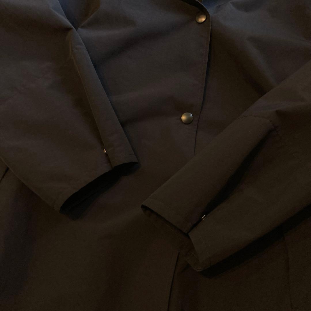 【美品】北欧暮らしの道具店　晴れの日も着たいレインコート ブラック ネイビー