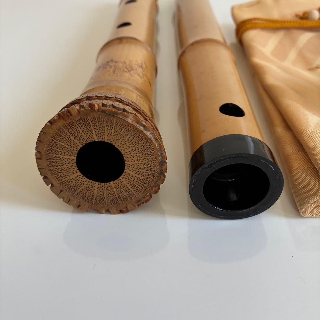 尺八　２代目河野玉水　都山流２尺１寸正寸管(伝統調律)