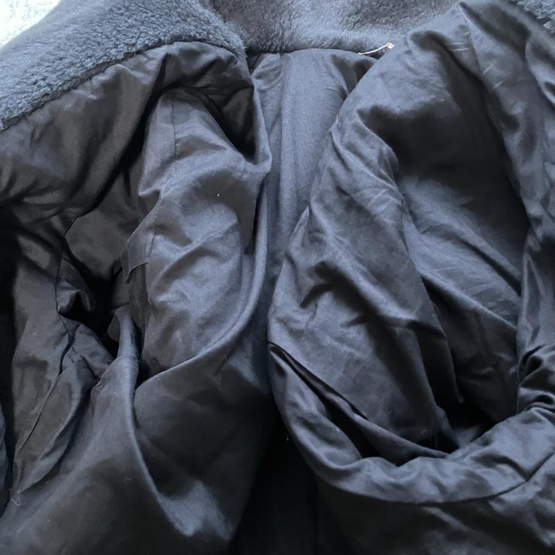 極美品◎23AW カオス ウールボアダブルコート スミクロ フリー