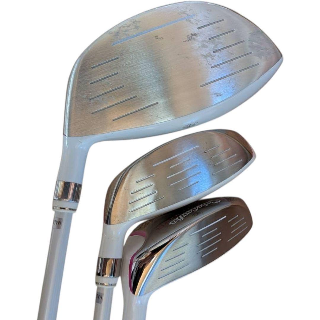 美品 カレドニア レディースゴルフフルセット CL-460α バッグ付き 10本