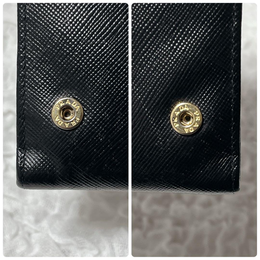 大人気✨PRADA 長財布　サフィアーノ　リボン　　プラダ　レザー　二つ折り