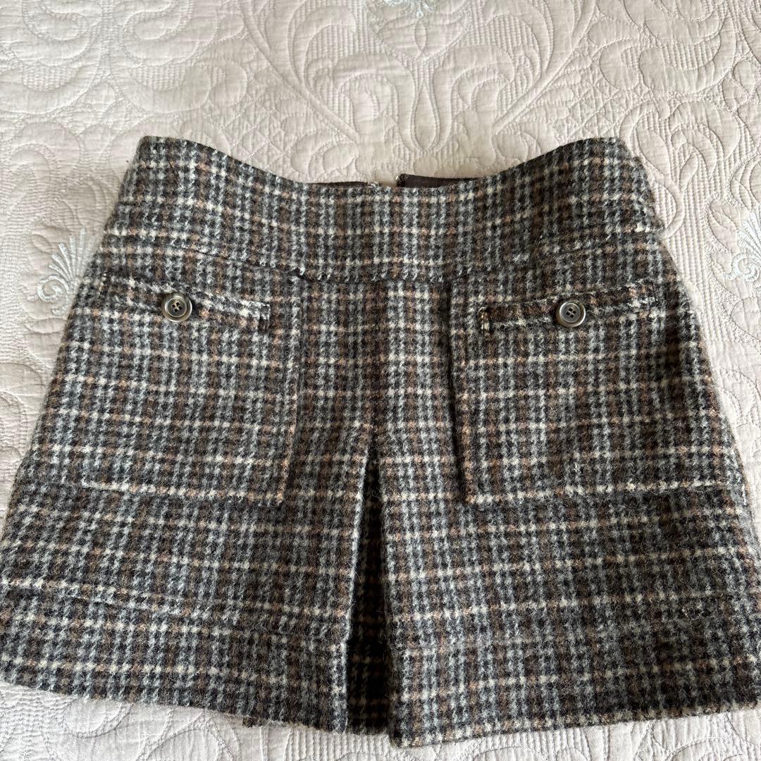 BURBERRY バーバリーブルーレーベル チェックタイトスカートサイズ38