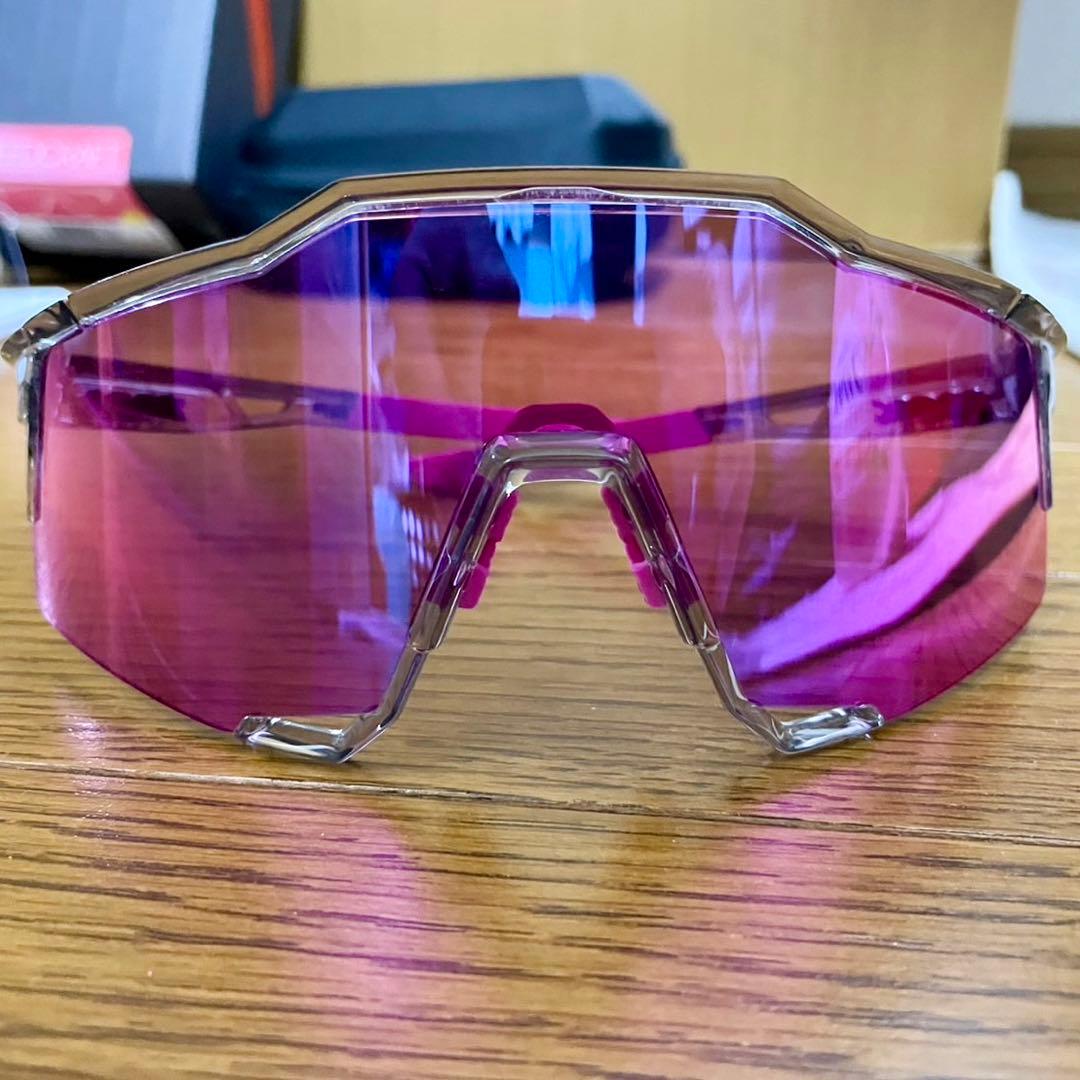 100% SPEEDCRAFT ピンクレンズ サングラス