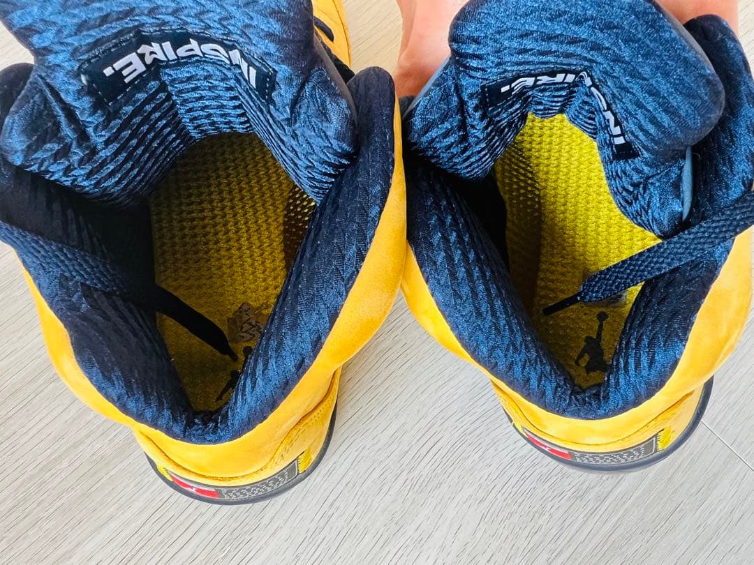 NIKE AirJodan 5 MICHIGAN 27cm 不思議な贈り物を付き