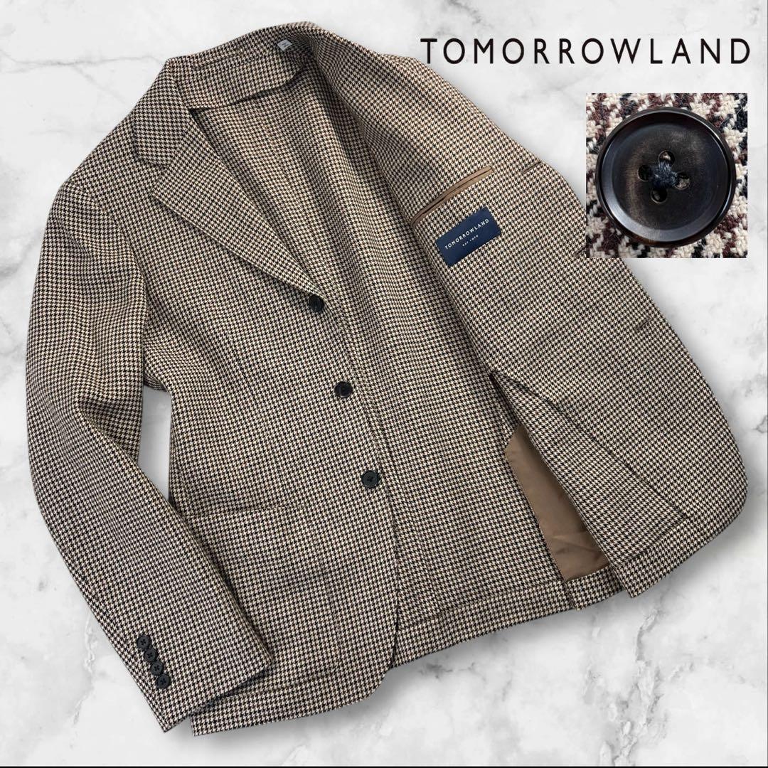 新品同様 TOMORROWLAND 3Bテーラードジャケット サイズ48/L相当