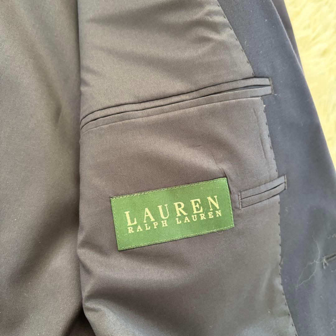 未使用ラルフローレンRALPH LAUREN 金釦紺ブレ2Bテーラードジャケット