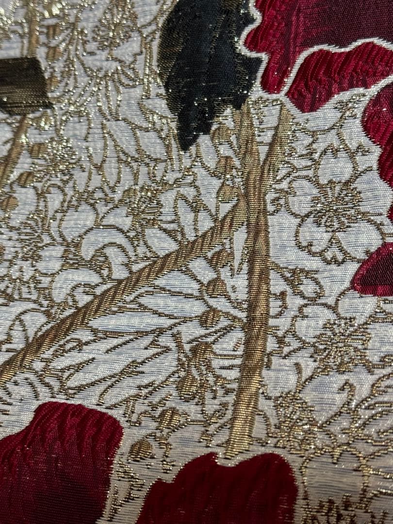 大人兵児帯【シャクヤク紅】【イチョウ】　のセット