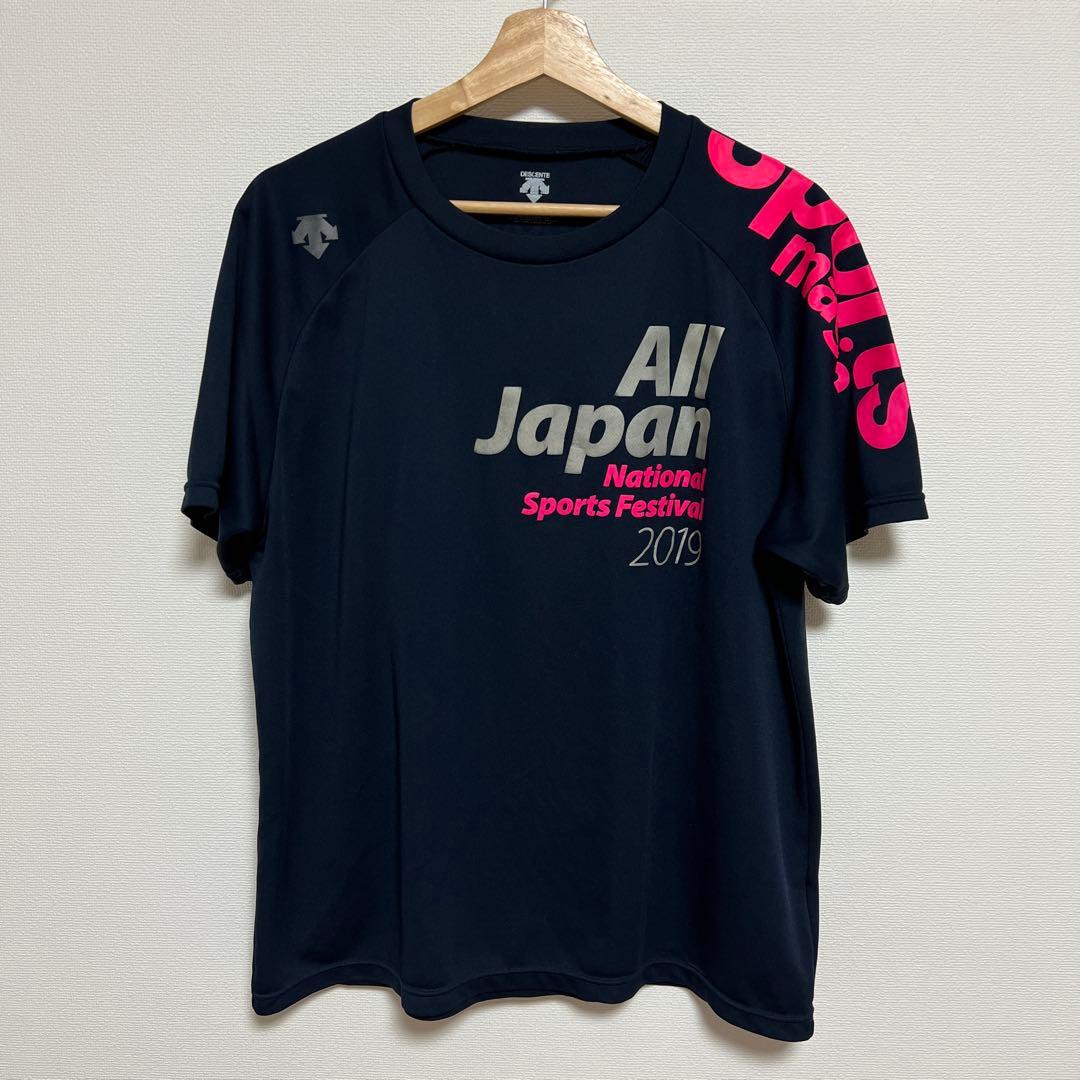 【人気カラー】デサント DESCENTE 国体 バレー Tシャツ XOサイズ
