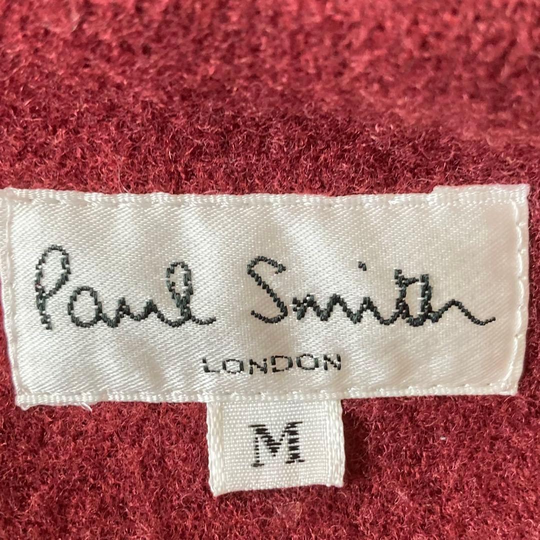 【地下鉄五郎】ポールスミス　ロング ダッフルコート ウール ボルドー M