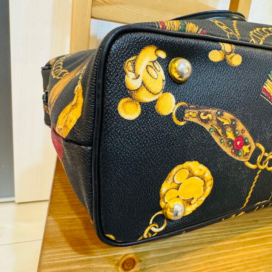 激レア PARTY-PARTY　ディズニー　ミッキー　ハンドバッグ 牛革