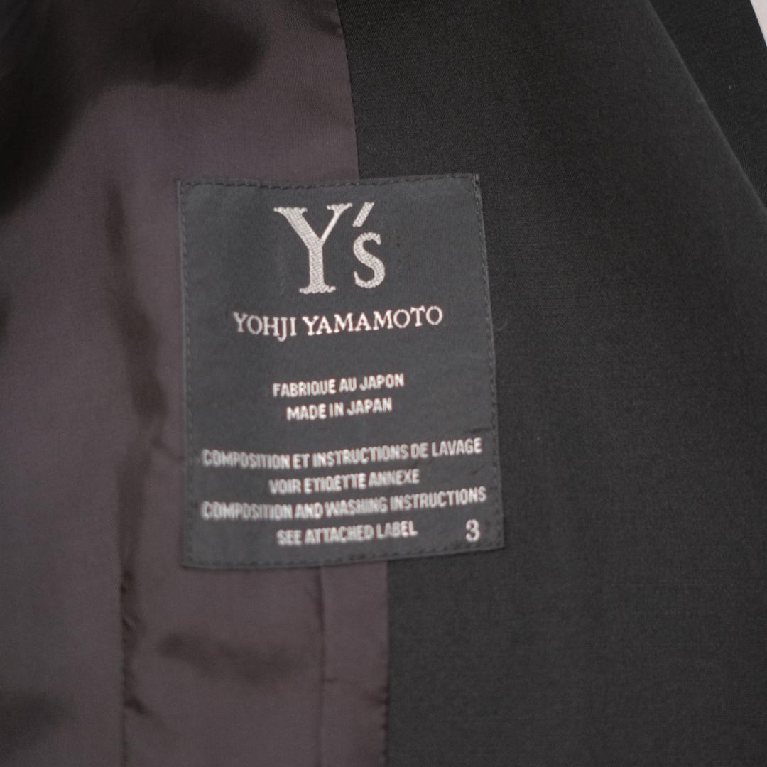 Y's ワイズ ヨウジヤマモト ジャケット 薄手 七分袖 襟変形 羽織り