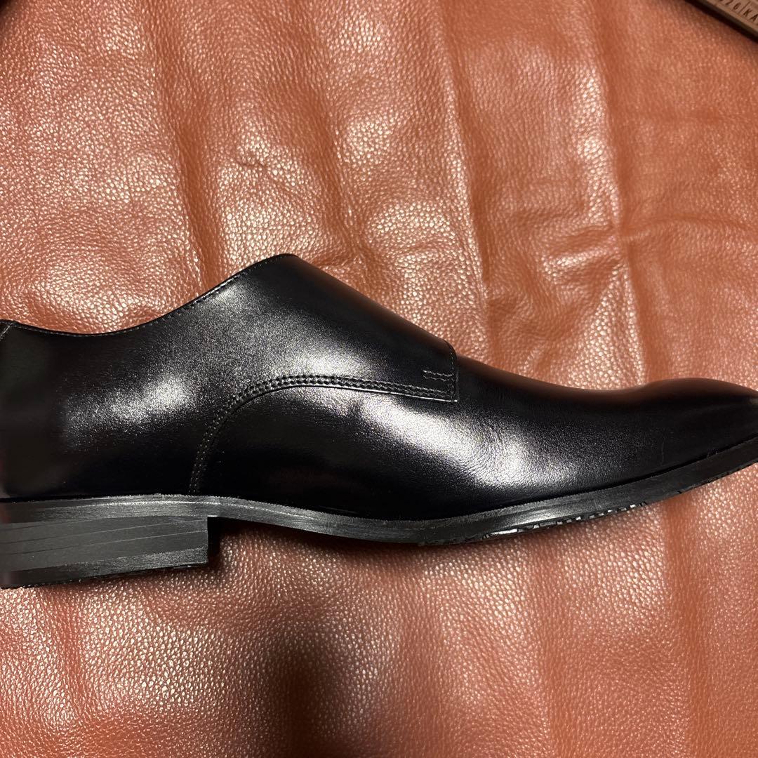 新品未着用カンサイマンコレクション黒牛革 ダブルモンクストラップ　27.5センチ