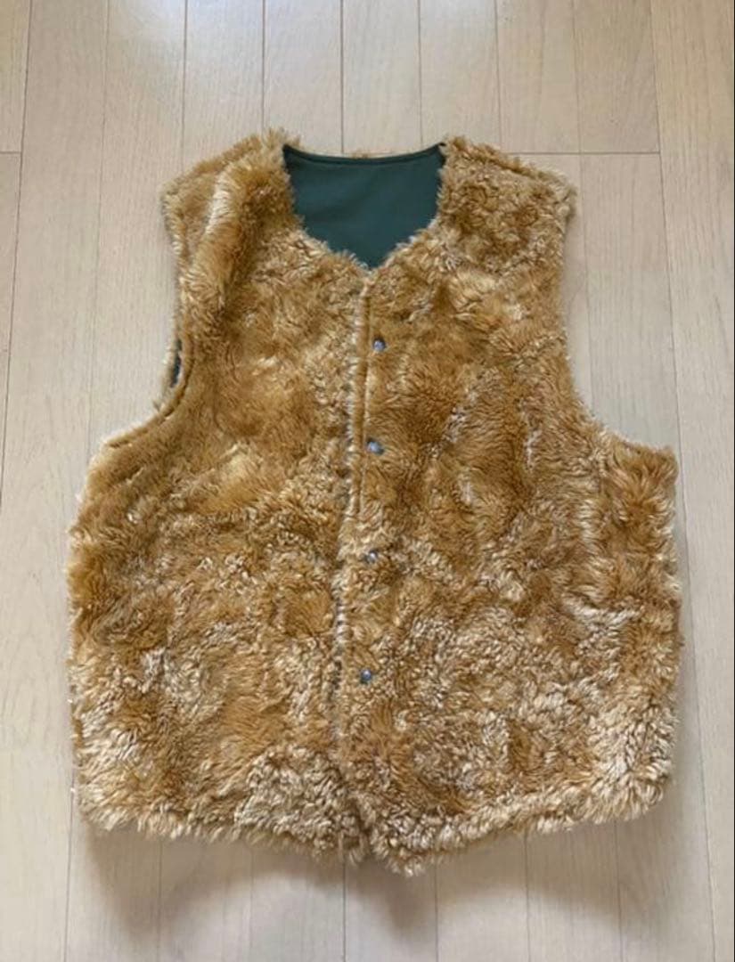 エンジニアドガーメンツ リバーシブル ボアベスト ジレ