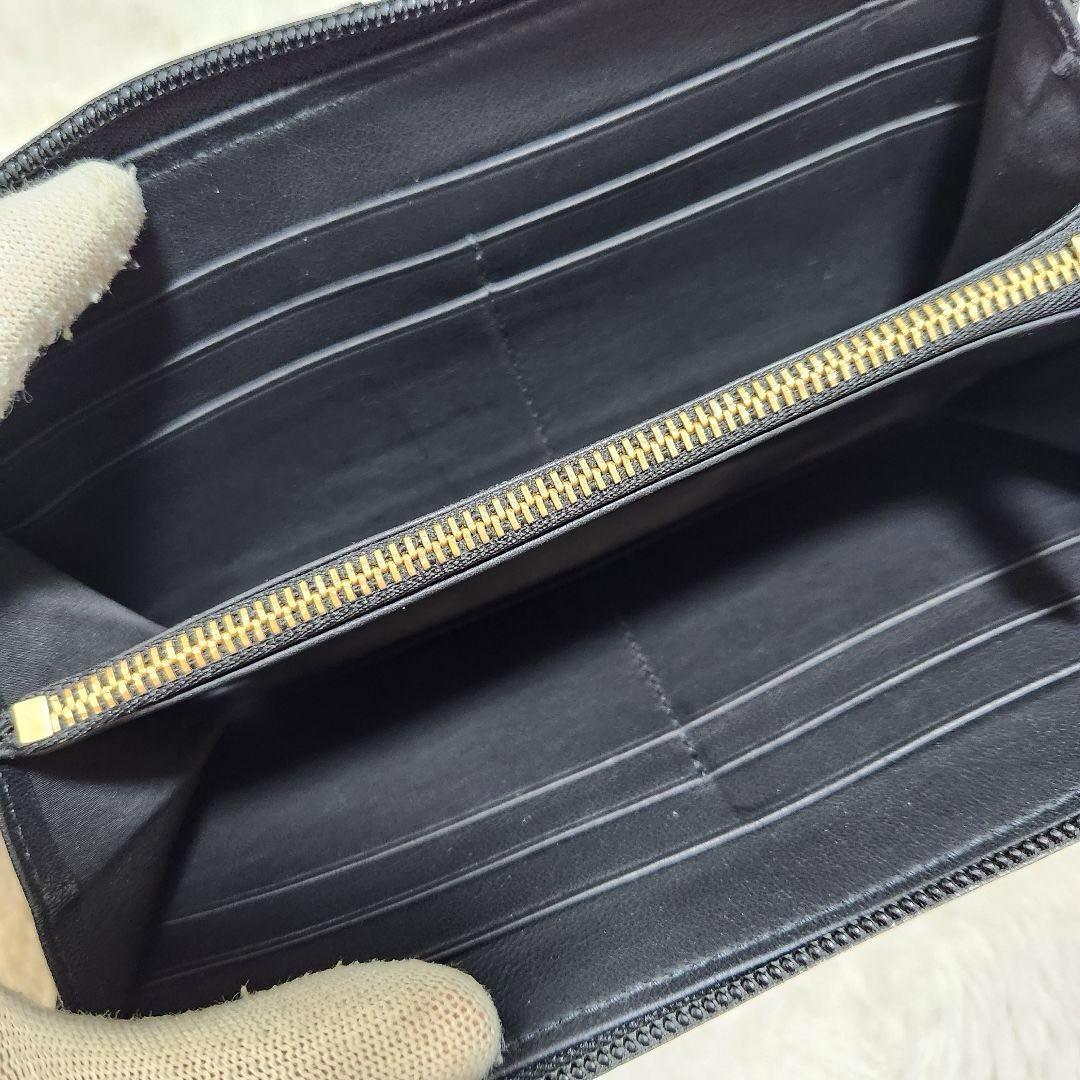 ✨美品　付属品完備✨マルジェラ　長財布　ラウンドファスナー グラムスラム　黒