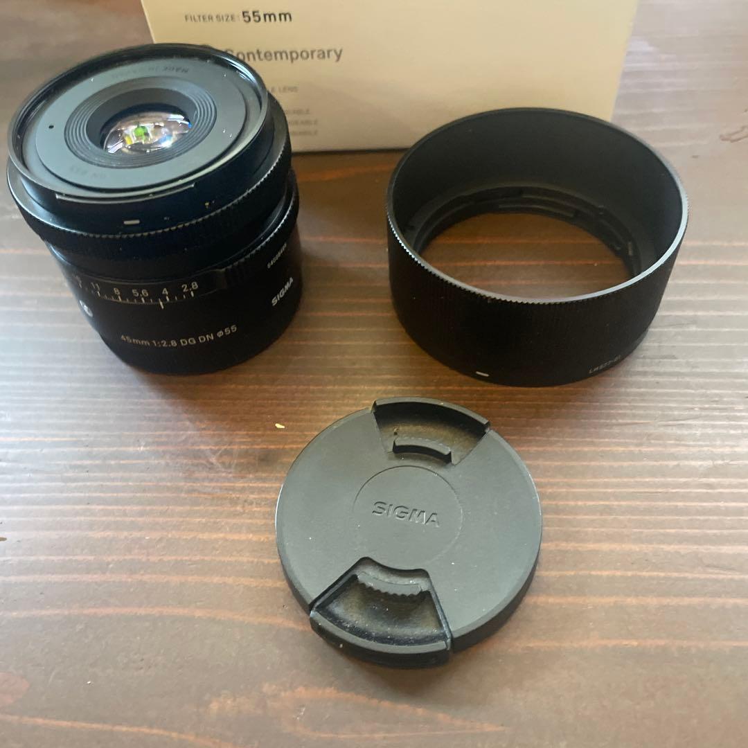 シグマ45mm F2.8DG DNレンズ