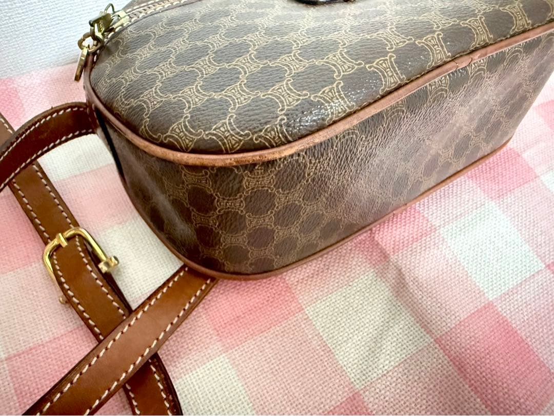 CELINE (セリーヌ) マカダムモノグラム マカダム柄ミニショルダーバッグ