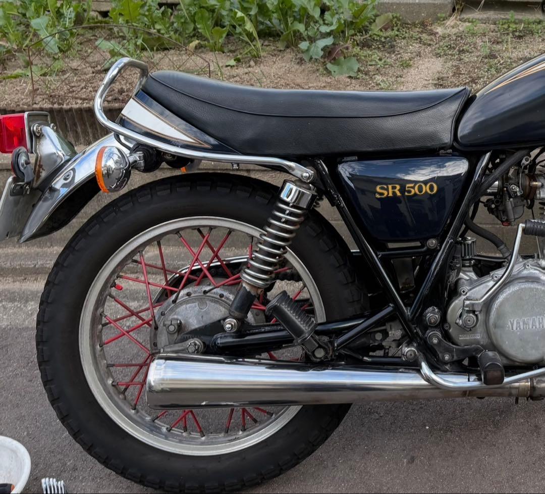 オフィシャル　SR400 500 マフラー　コンチ　メガホン　ペイトンプレイス