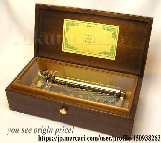 新品72弁 パッヘルベル ♪カノン（３パーツ）オルゴール720オルフェウス