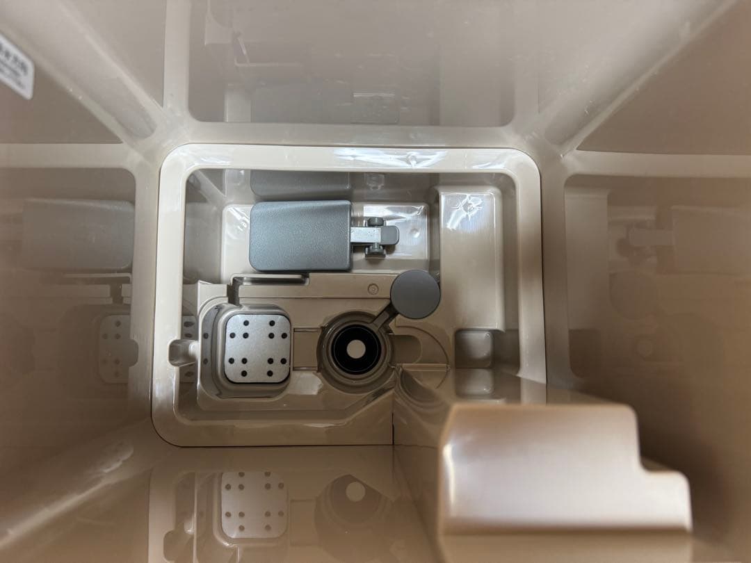 未使用に近い　モダンデコUV除菌機能付き　ハイブリッド加湿器 グレージュ