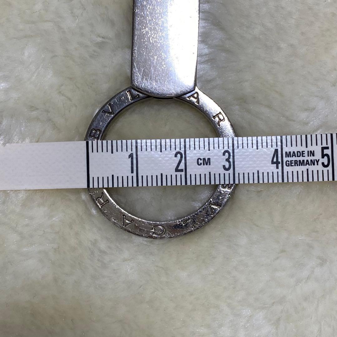 箱付❗️美品✨BVLGARIブルガリマンキーホルダーキーリング黒レザーシルバー金具