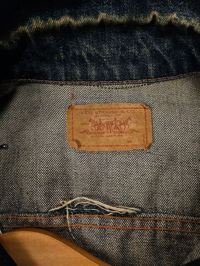 60s BIG E 70505 真っ紺 USA製 ヴィンテージ BIGサイズ