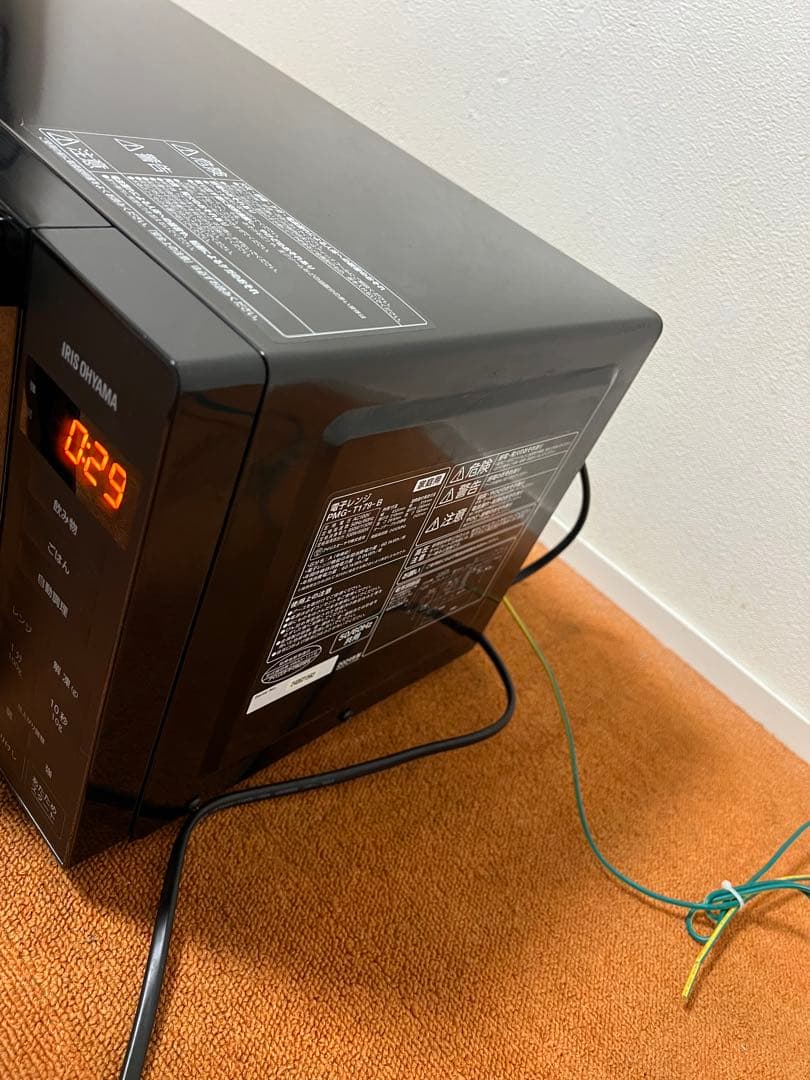 新品 未使用 2024年製 IRIS OHYAMA 電子レンジ