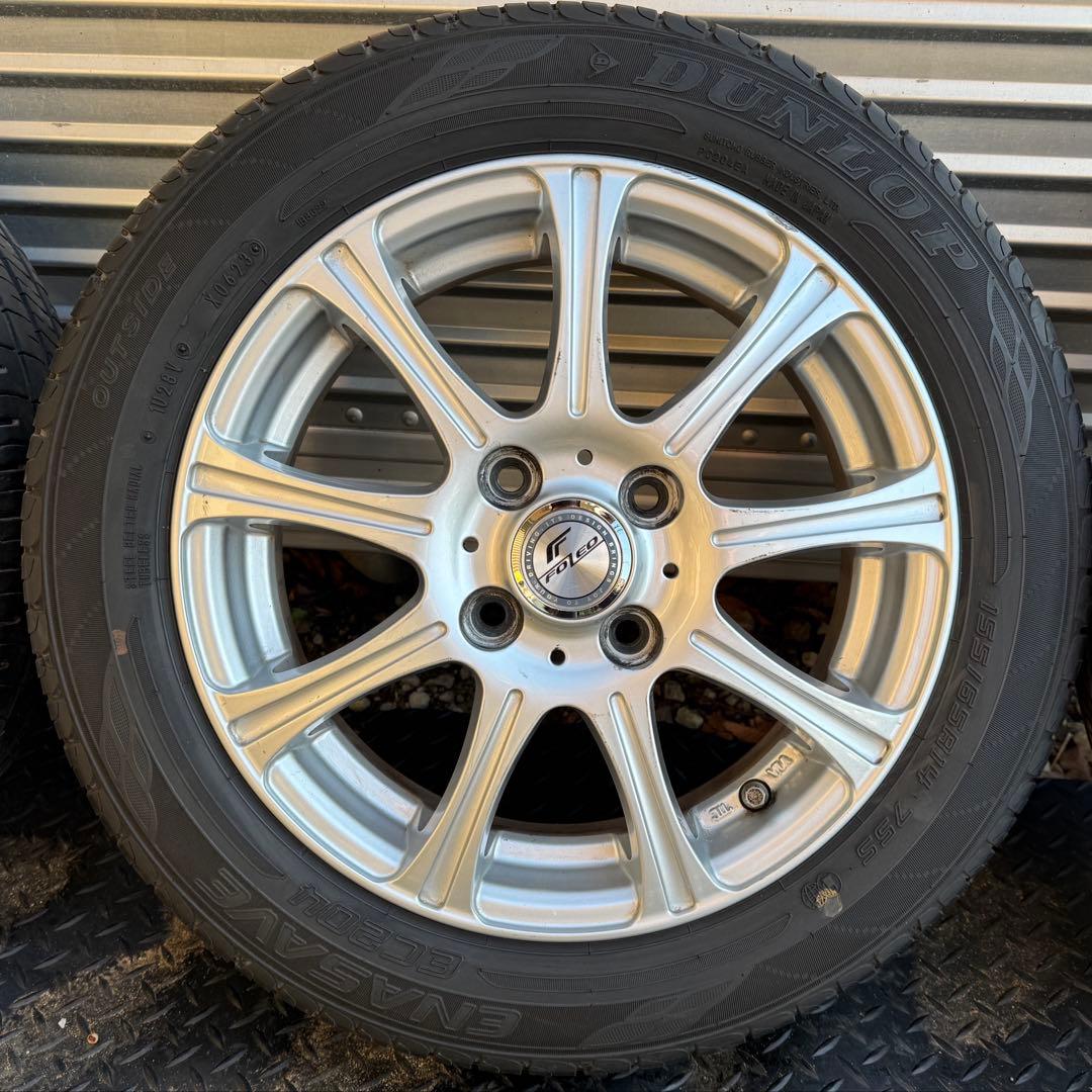 【23年製　バリ山】155/65R14 ダンロップエナセーブ　４本