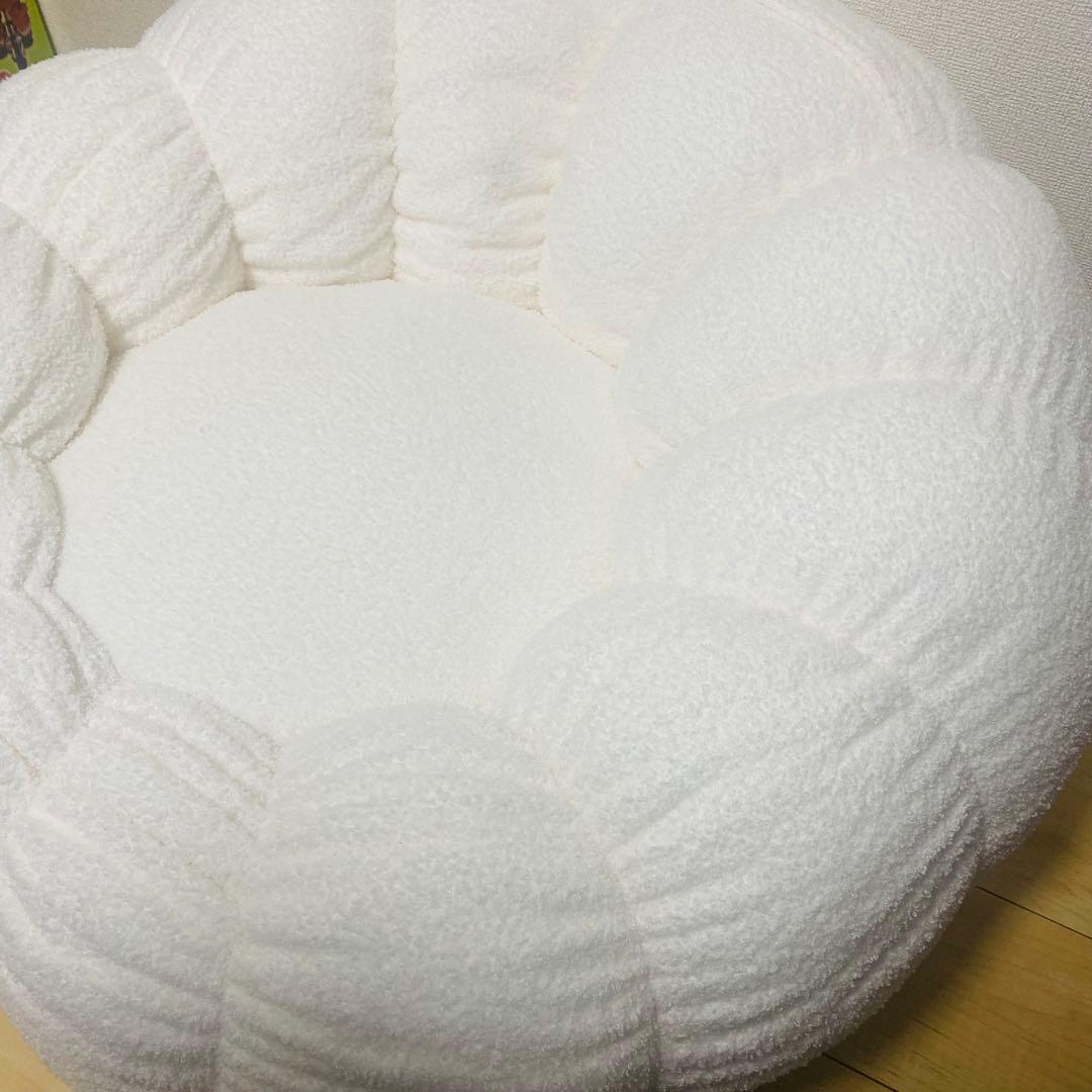 販売終了品✨　tofu トーフ ビーズソファ アネモネ ホワイト 白