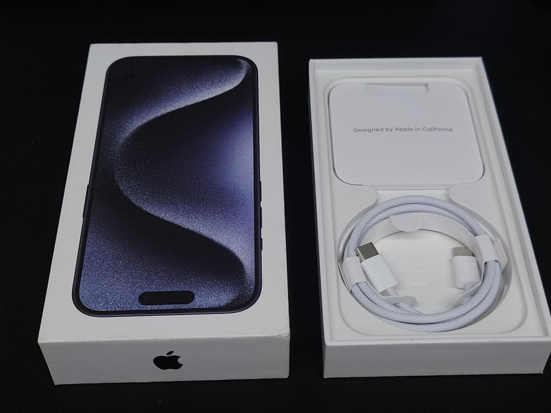 iPhone 15 Pro 本体 128G ブルーチタニウム 超美品