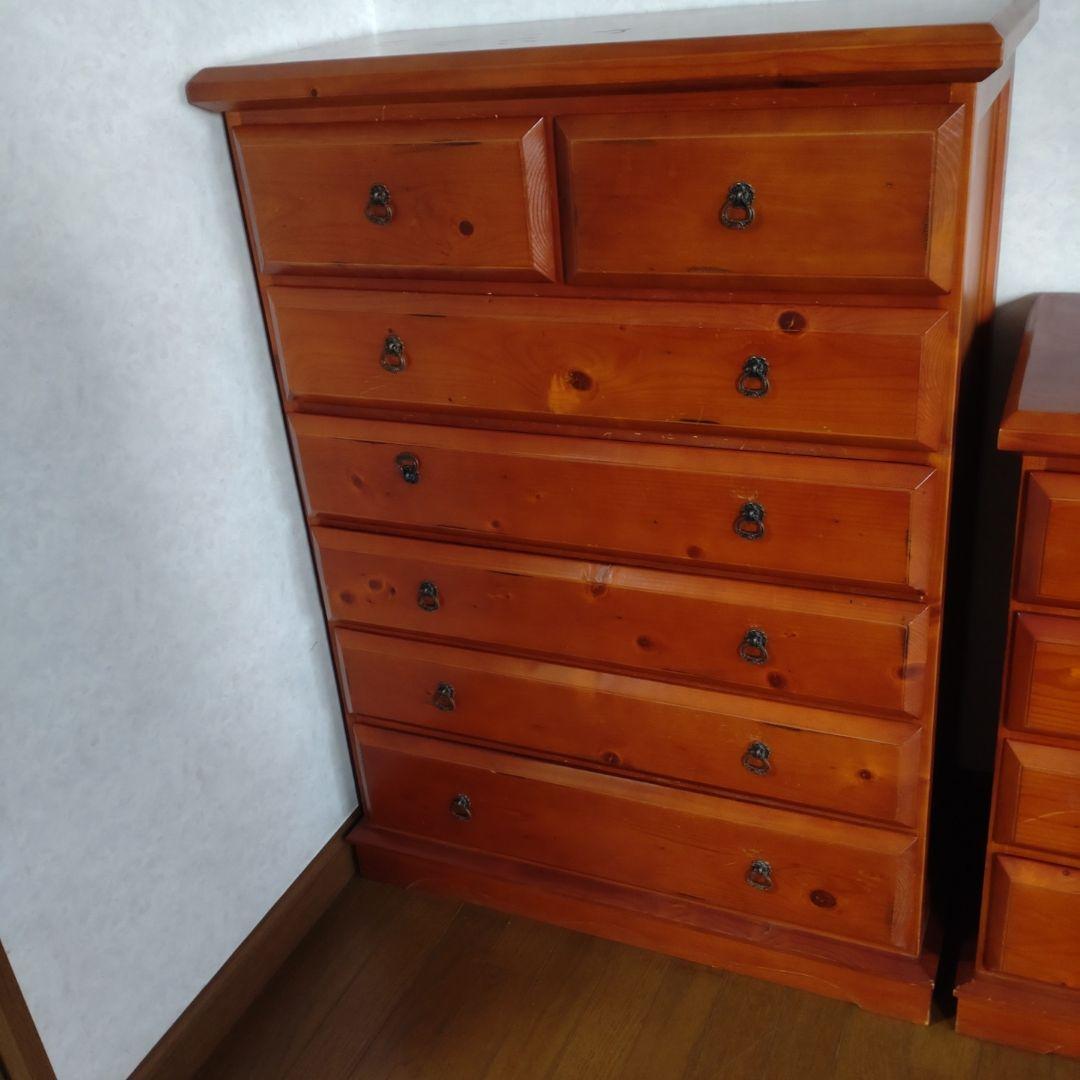 アンティーク風　木製タンス