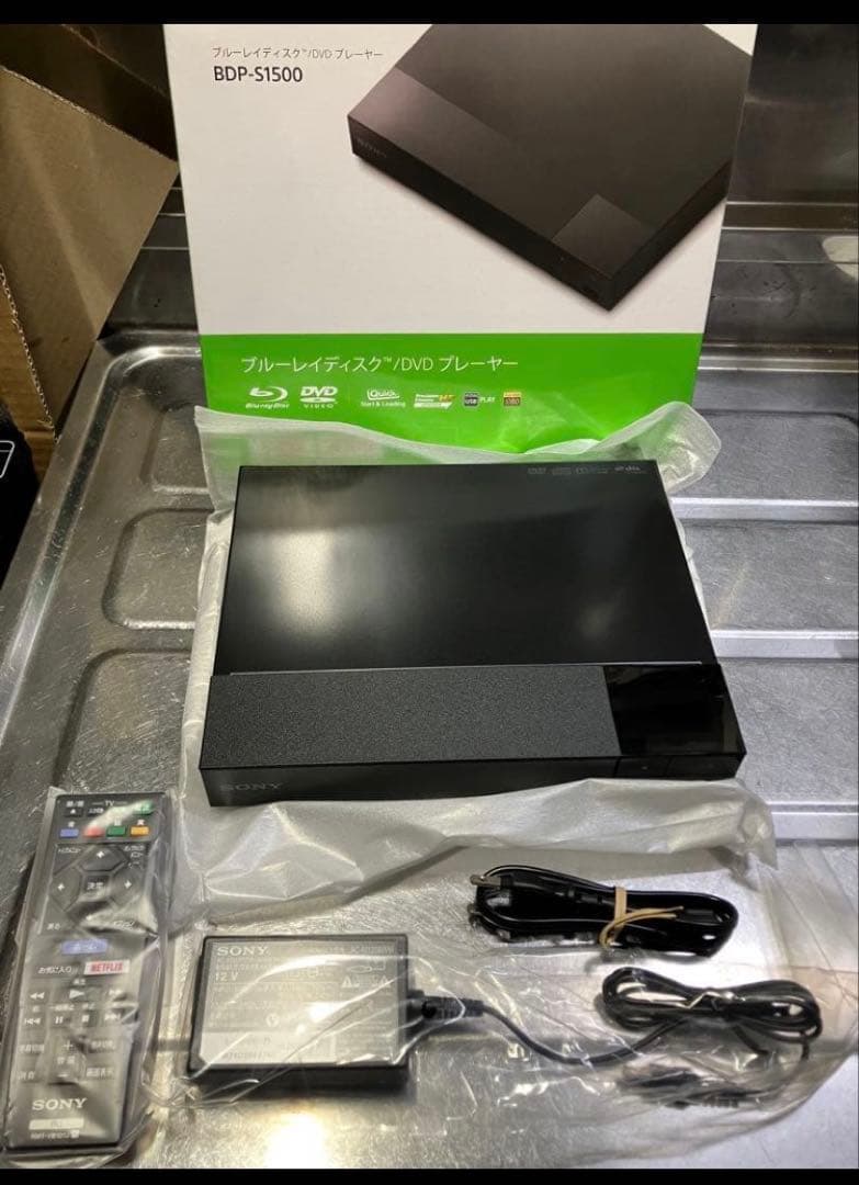 新品未使用品　SONY ブルーレイプレーヤー BDP-S1500 2024年製