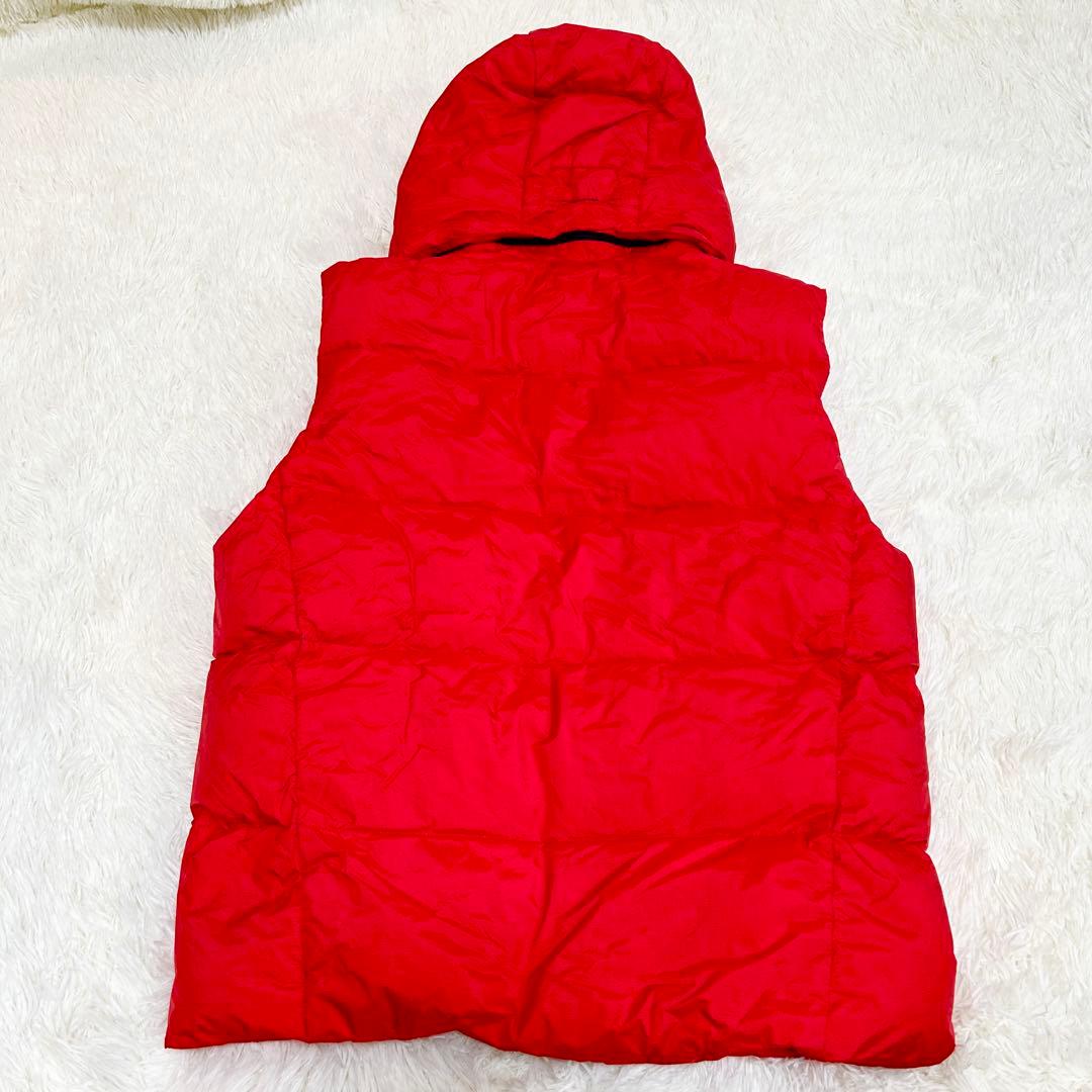 美品✨ポロ　ラルフローレン　POLO ダウンベスト　赤　レッド　ビッグポニー