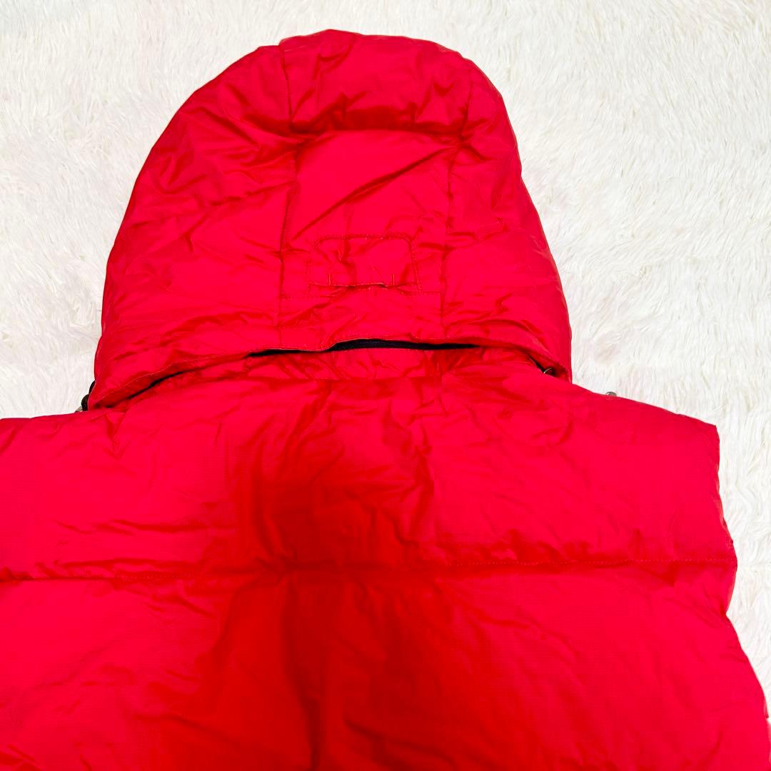 美品✨ポロ　ラルフローレン　POLO ダウンベスト　赤　レッド　ビッグポニー