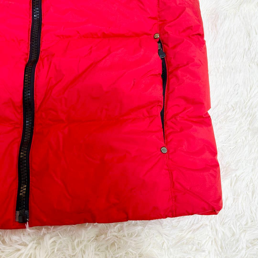 美品✨ポロ　ラルフローレン　POLO ダウンベスト　赤　レッド　ビッグポニー