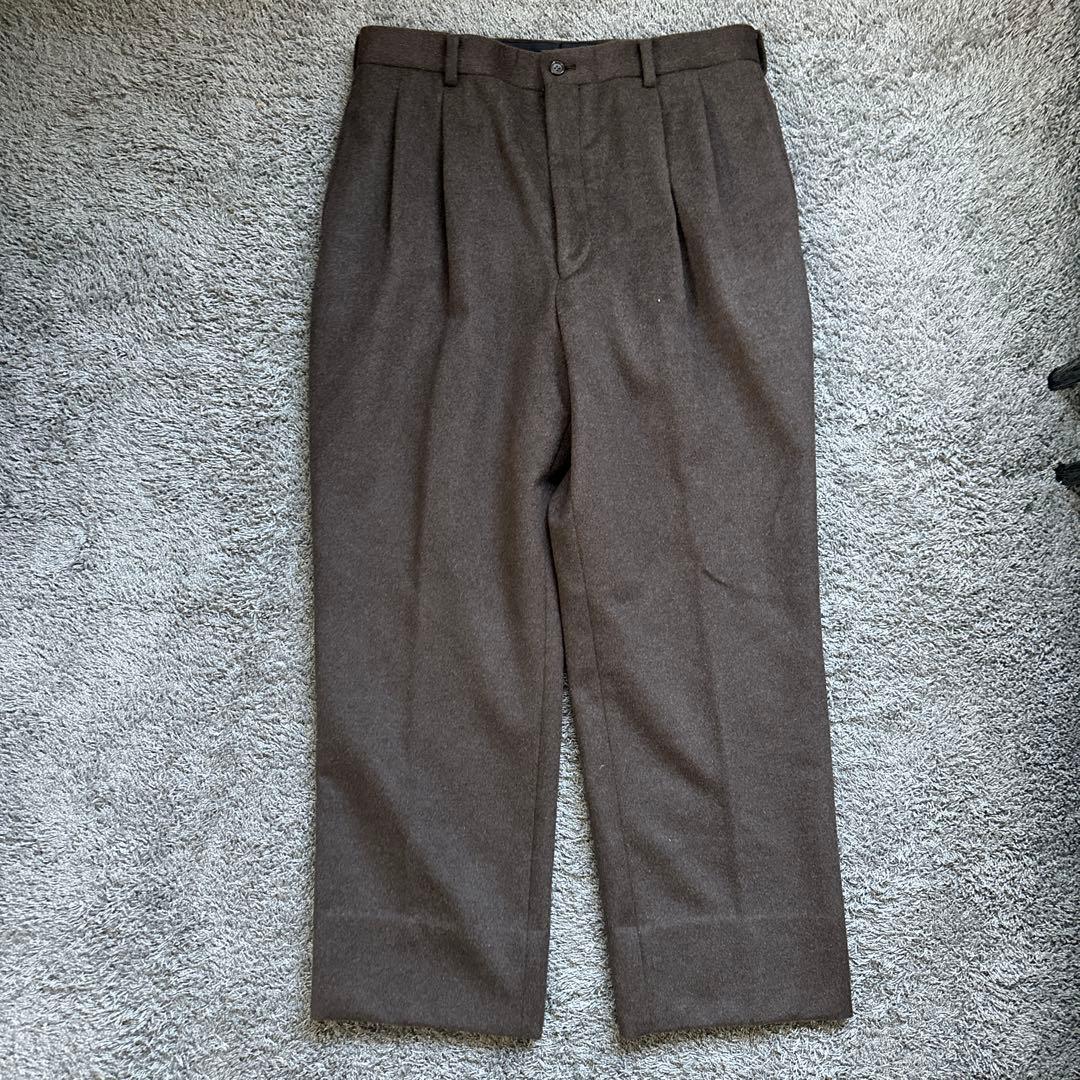 新品　Papas アンゴラウールパンツ　日本製　定価34000